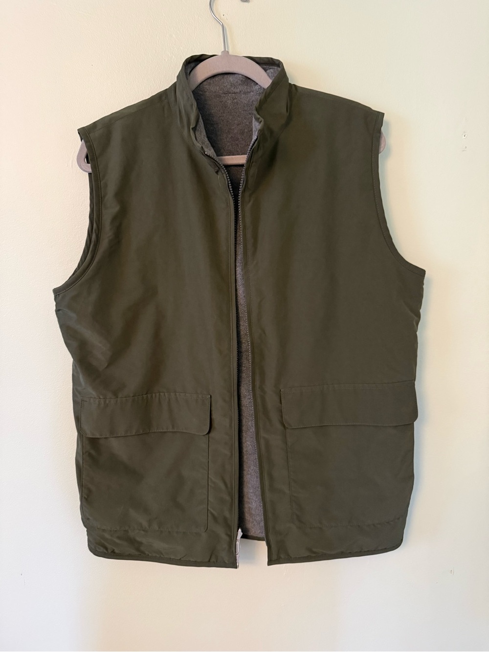 Peter Millar Olive Green Quilted Vest